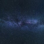 A breathtaking view of the Milky Way galaxy showcasing countless stars in the night sky.